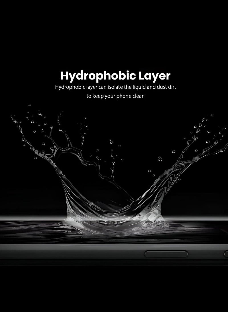 دبليو تيك واقي شاشة زجاجي مقسى مع تغطية كاملة لخصوصية سلسلة 5G OnePlus Nord CE5 2025 Premium E2E (MSGECP) - شفاف/أسود - Image 5